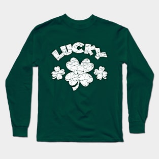 Funny T-Shirt Lacky Happy St Patrick's Day Long Sleeve T-Shirt